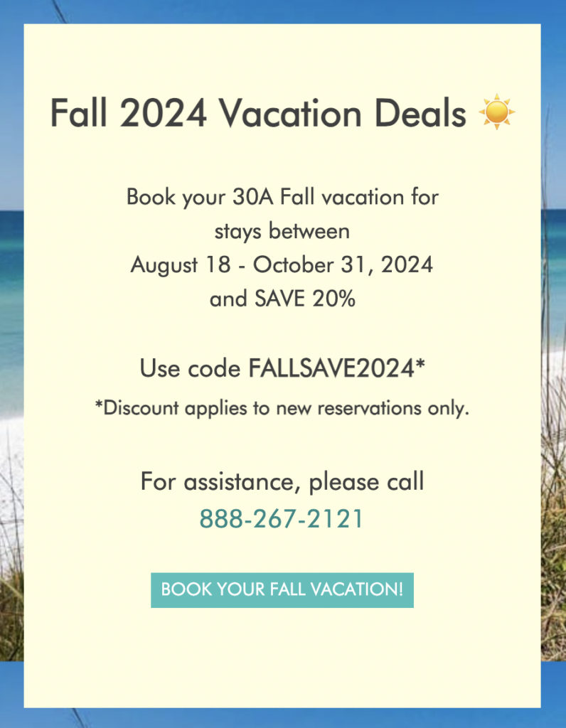 Fall 2024 vacation deals