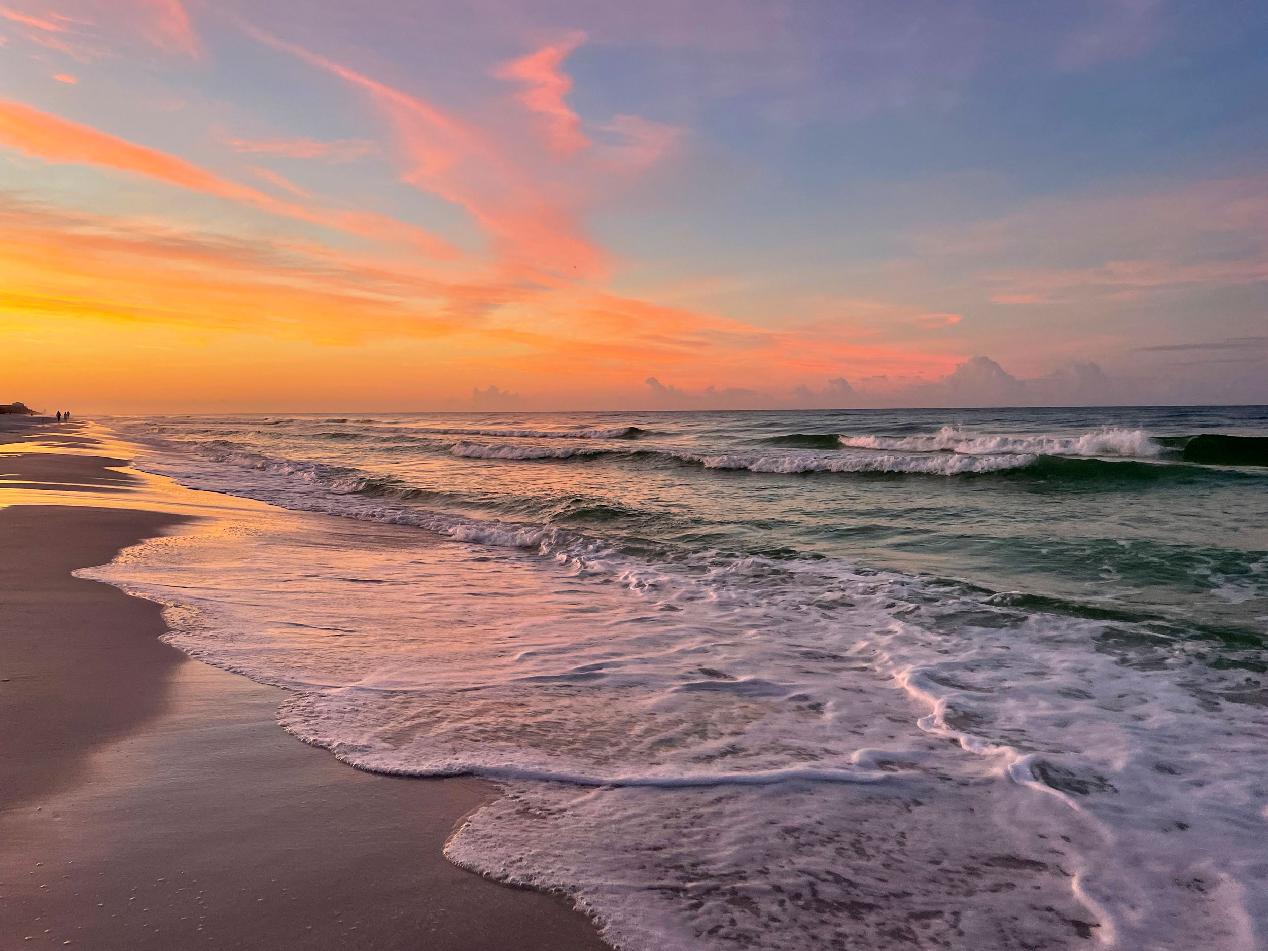 Sunrise near our vacation rentals on Dune Allen Beach, Florida